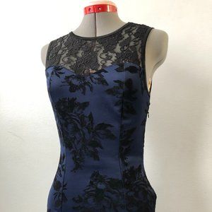 Velvet and Lace Bodycon Mini Dress